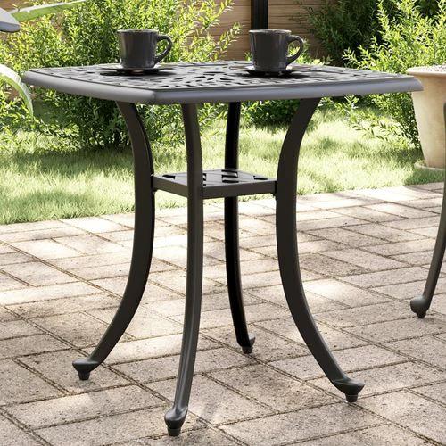 vidaXL Garden Table Bronze 53x53x53 cm Cast Aluminium by vidaXL