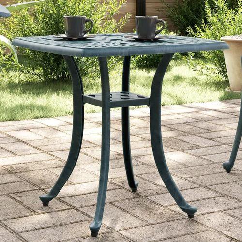 vidaXL Garden Table Bronze 53x53x53 cm Cast Aluminium by vidaXL