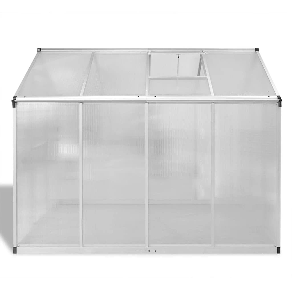 vidaXL Reinforced Aluminium Greenhouse with Base Frame 9.025 m² by vidaXL