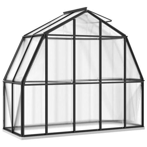 vidaXL Greenhouse with Base Frame Anthracite 3.3 m² Aluminium - Greenhouse