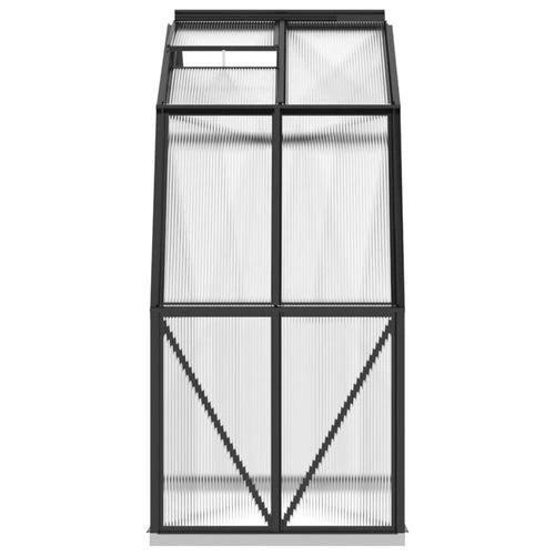 vidaXL Greenhouse with Base Frame Anthracite 3.3 m² Aluminium - Greenhouse