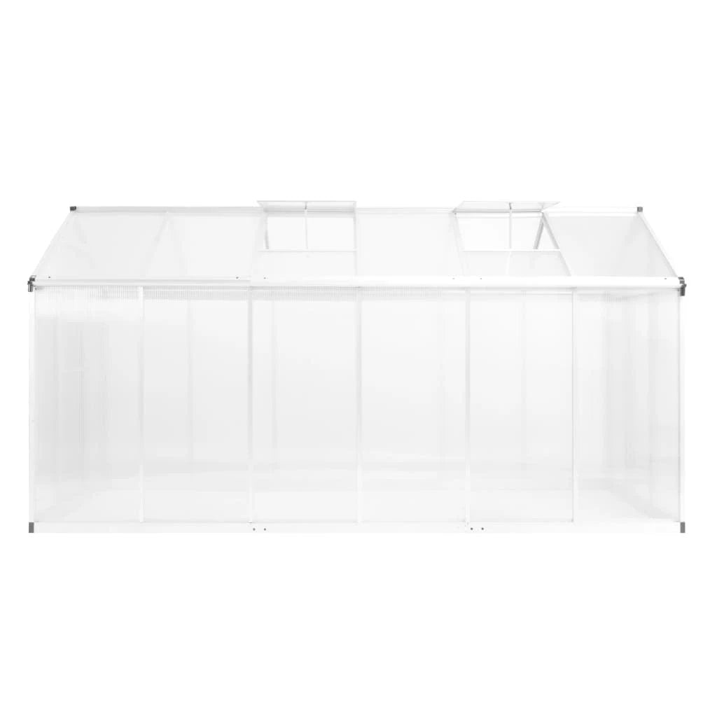 vidaXL Greenhouse Aluminium 302x190x195 cm 11.19 m³ - Greenhouse