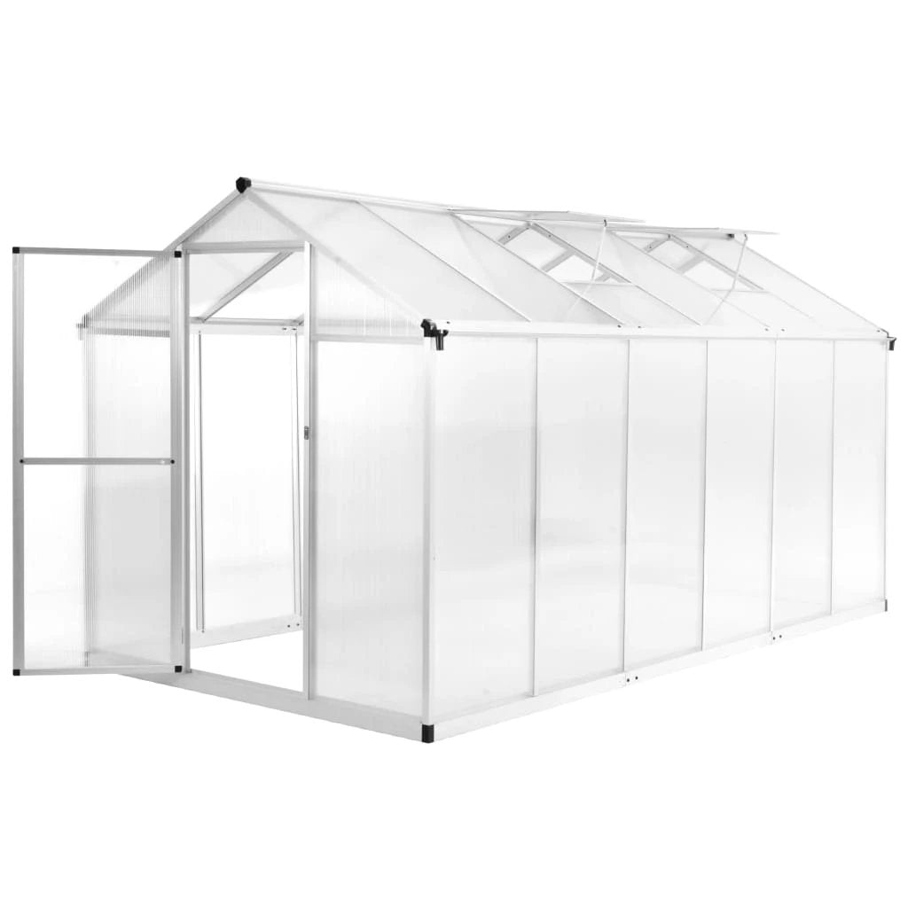 vidaXL Greenhouse Aluminium 302x190x195 cm 11.19 m³ - Greenhouse