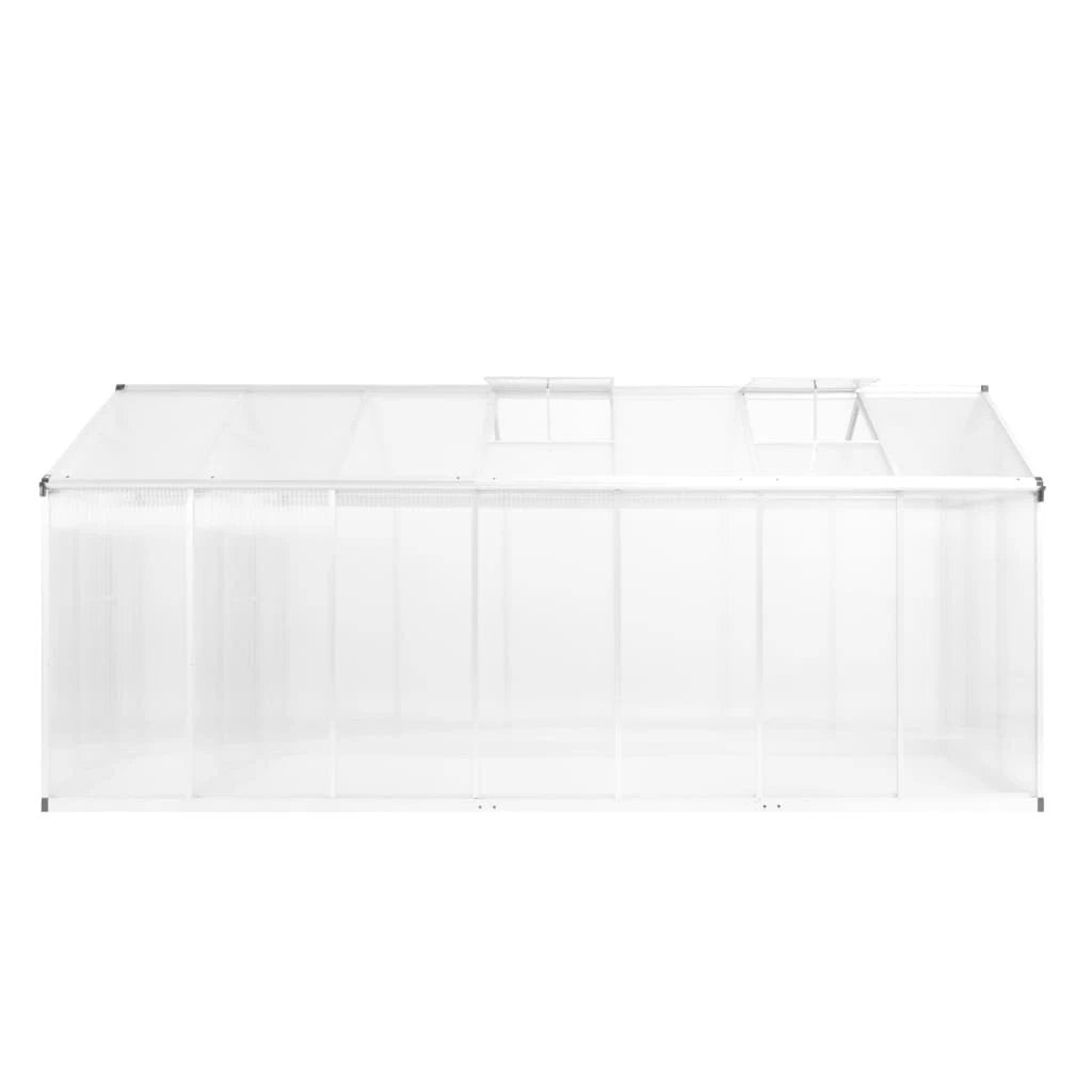 vidaXL Greenhouse Aluminium 302x190x195 cm 11.19 m³ by vidaXL