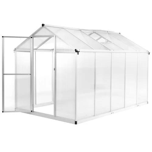 vidaXL Greenhouse Aluminium 302x190x195 cm 11.19 m³ - Greenhouse