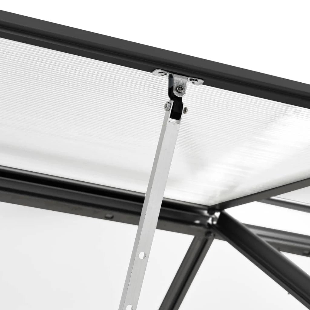 vidaXL Greenhouse Anthracite Aluminium 3.61 m² - Greenhouse