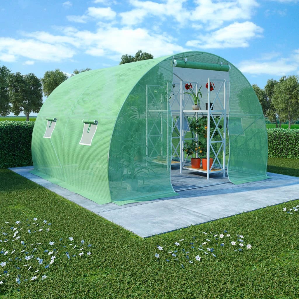 vidaXL Greenhouse 45 m² 15x3x2 m by vidaXL