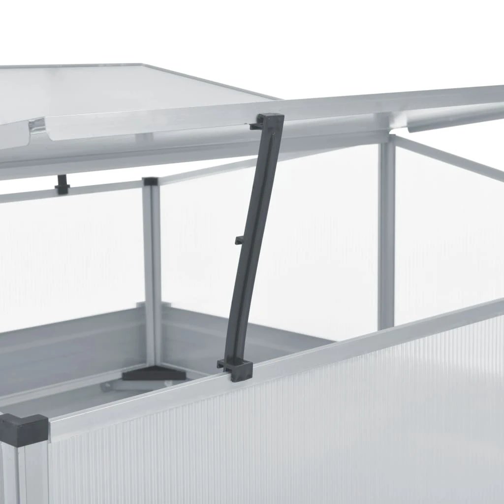 vidaXL Greenhouse Brown 100x100x85 cm Galvanised Steel by vidaXL