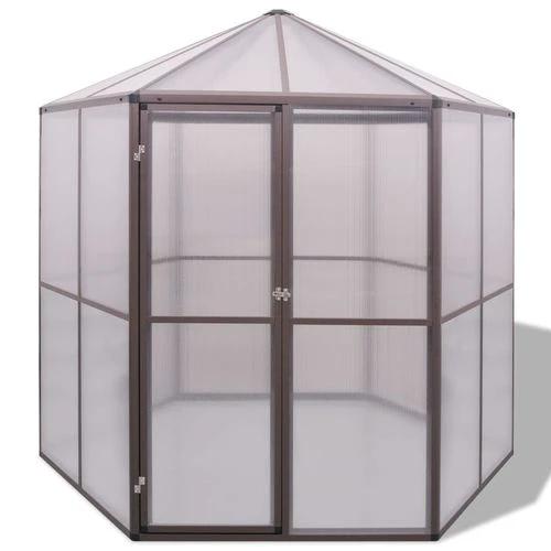 vidaXL Greenhouse Aluminium 240x211x232 cm by vidaXL