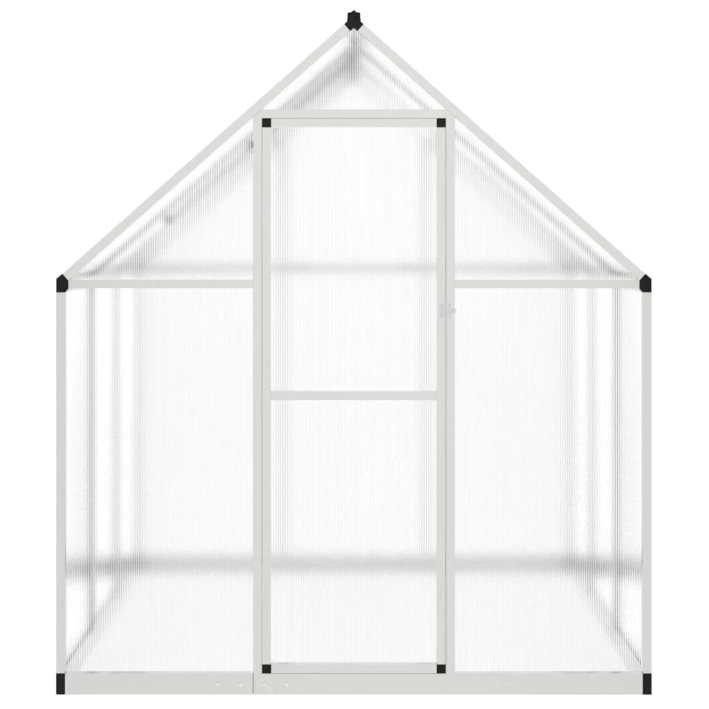 vidaXL Greenhouse with Base Frame Silver 169x58x195 cm Aluminium by vidaXL