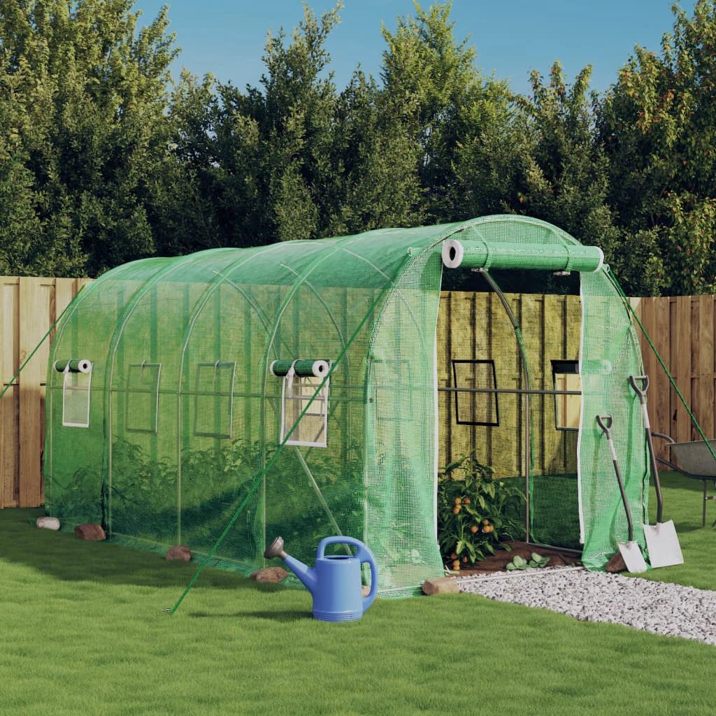 vidaXL vidaXL Greenhouse with Steel Frame Green 4 m² 2x2x2 m - Greenhouse