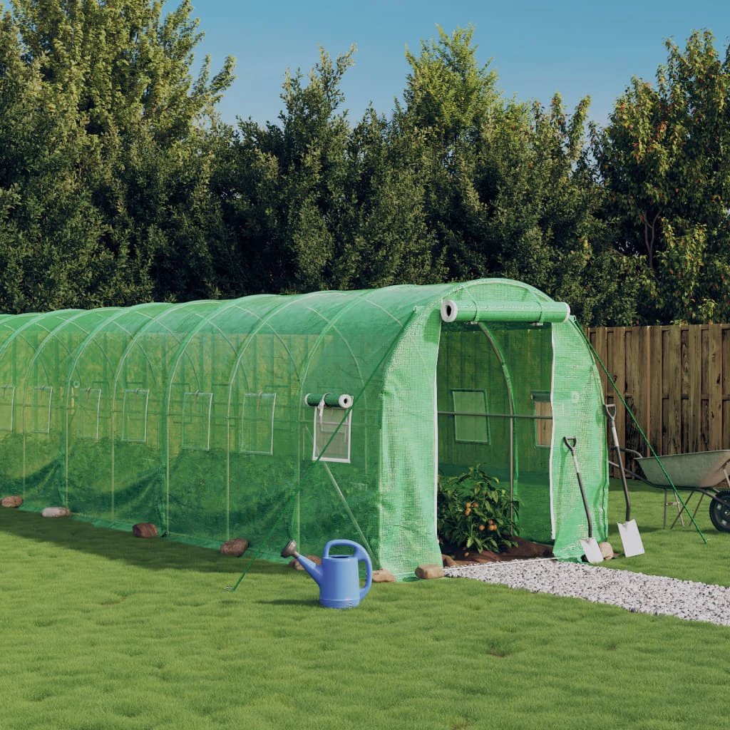 vidaXL vidaXL Greenhouse with Steel Frame Green 4 m² 2x2x2 m - Greenhouse