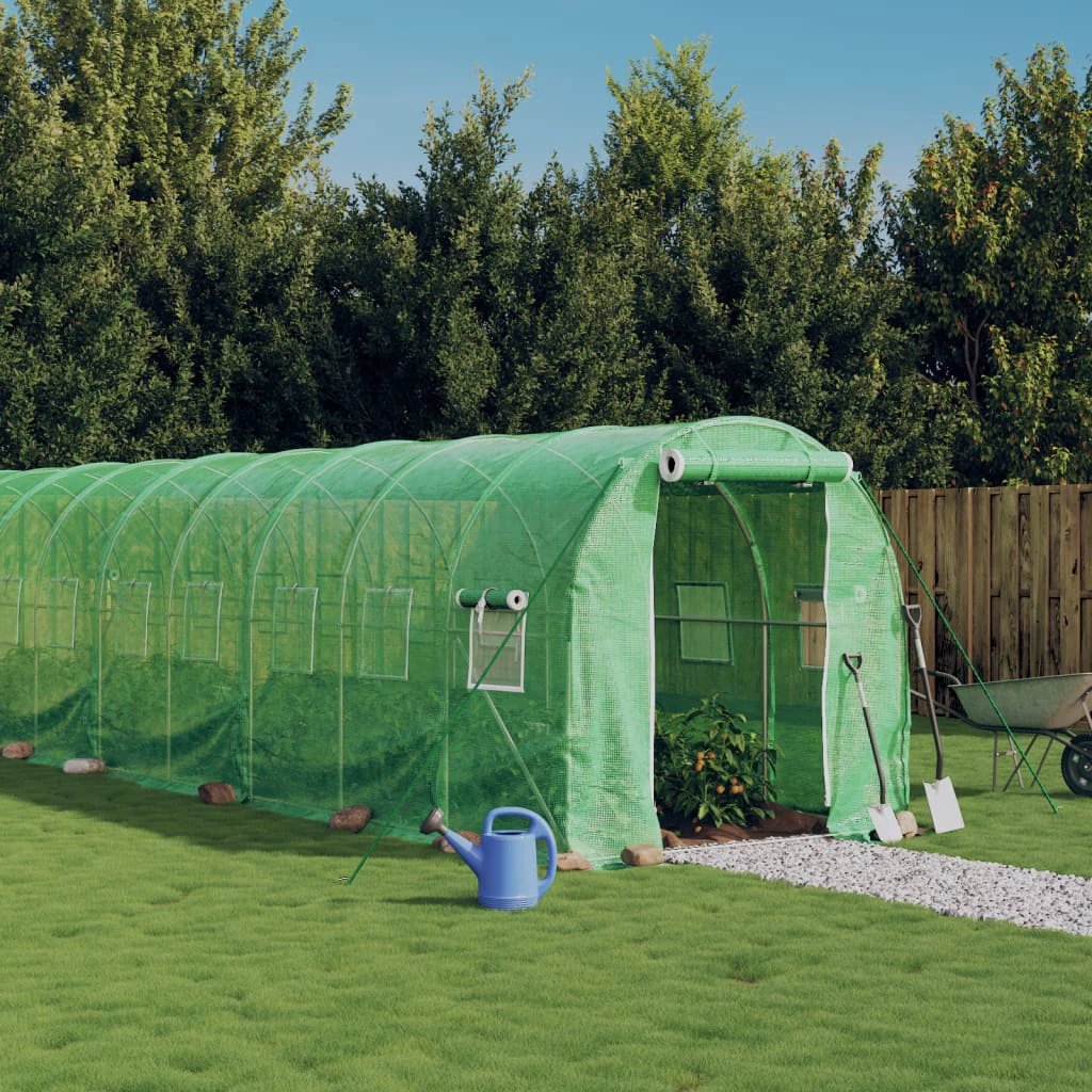 vidaXL vidaXL Greenhouse with Steel Frame Green 4 m² 2x2x2 m - Greenhouse