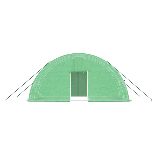 vidaXL vidaXL Greenhouse with Steel Frame Green 12 m² 6x2x2.85 m - Greenhouse