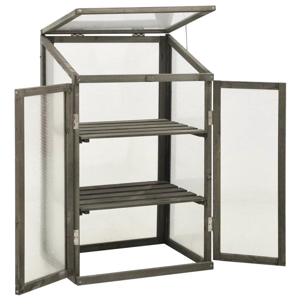vidaXL Greenhouse 60x45x100 cm Firwood by vidaXL