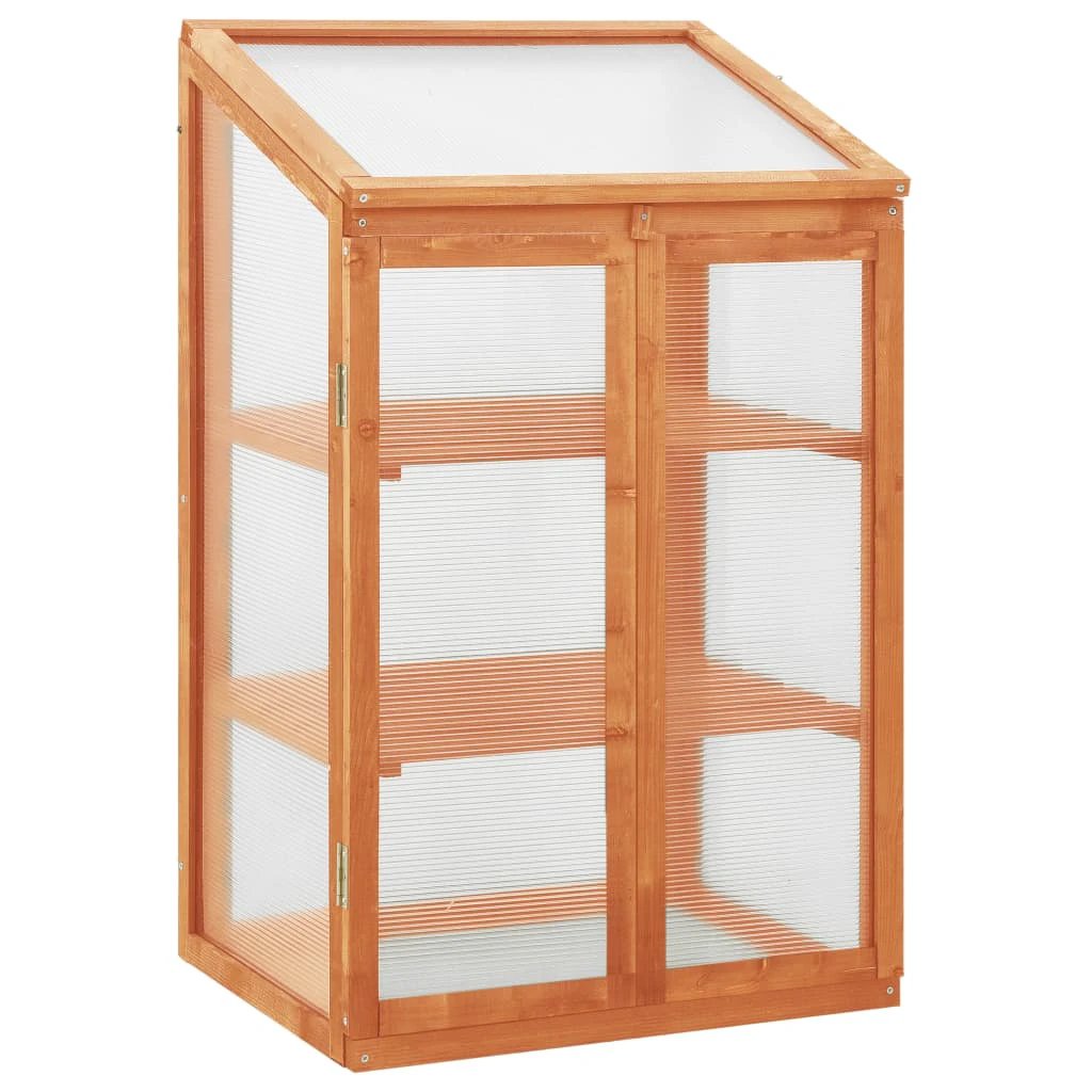 vidaXL Greenhouse 60x45x100 cm Firwood by vidaXL