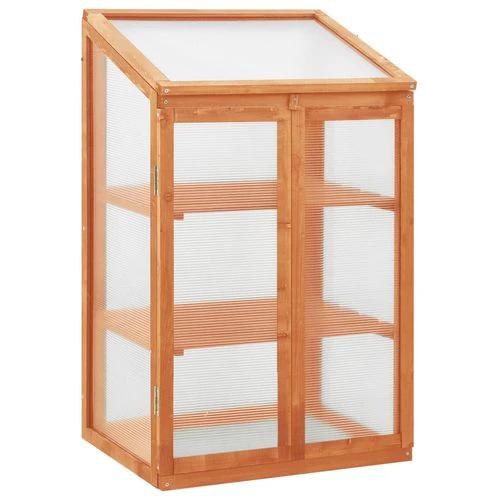 vidaXL Greenhouse 60x45x100 cm Firwood by vidaXL