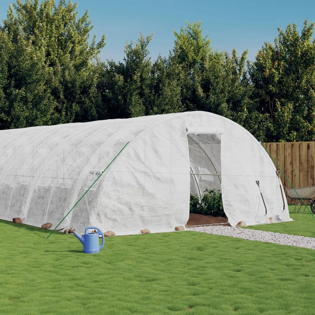 vidaXL vidaXL Greenhouse with Steel Frame Green 10 m² 5x2x2.3 m - Greenhouse