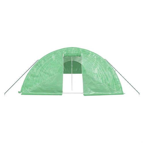 vidaXL vidaXL Greenhouse with Steel Frame Green 10 m² 5x2x2.3 m - Greenhouse