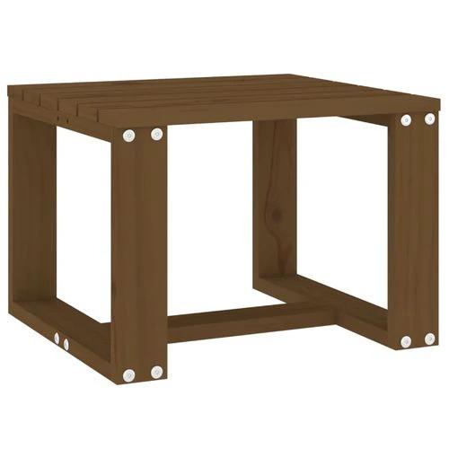 vidaXL vidaXL Garden Side Table 40x38x28.5 cm Solid Wood Pine -