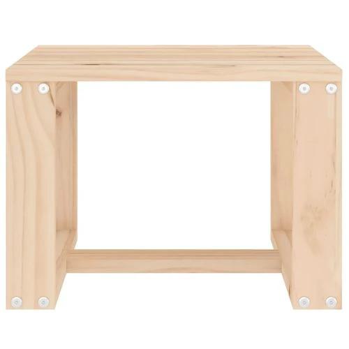 vidaXL Garden Side Table 40x38x28.5 cm Solid Wood Pine by vidaXL