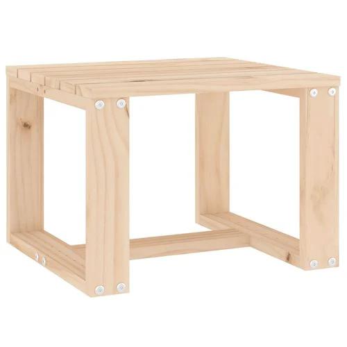 vidaXL Garden Side Table 40x38x28.5 cm Solid Wood Pine by vidaXL
