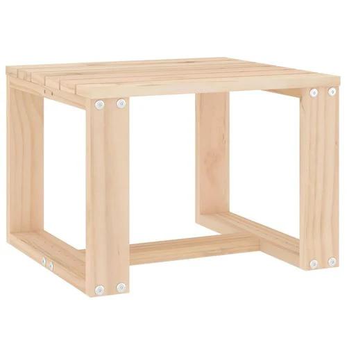 vidaXL vidaXL Garden Side Table 40x38x28.5 cm Solid Wood Pine -