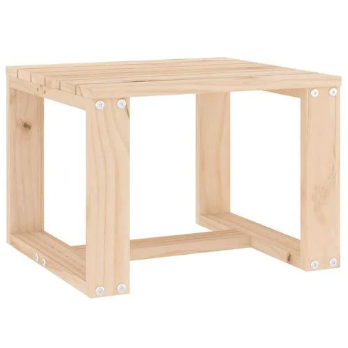 vidaXL vidaXL Garden Side Table 40x38x28.5 cm Solid Wood Pine -
