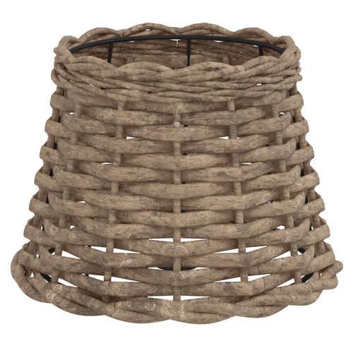 vidaXL Lamp Shade White Ø15x12 cm Wicker by vidaXL
