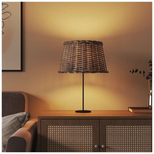 vidaXL vidaXL Lamp Shade Brown Ø45x28 cm Wicker - Lamp