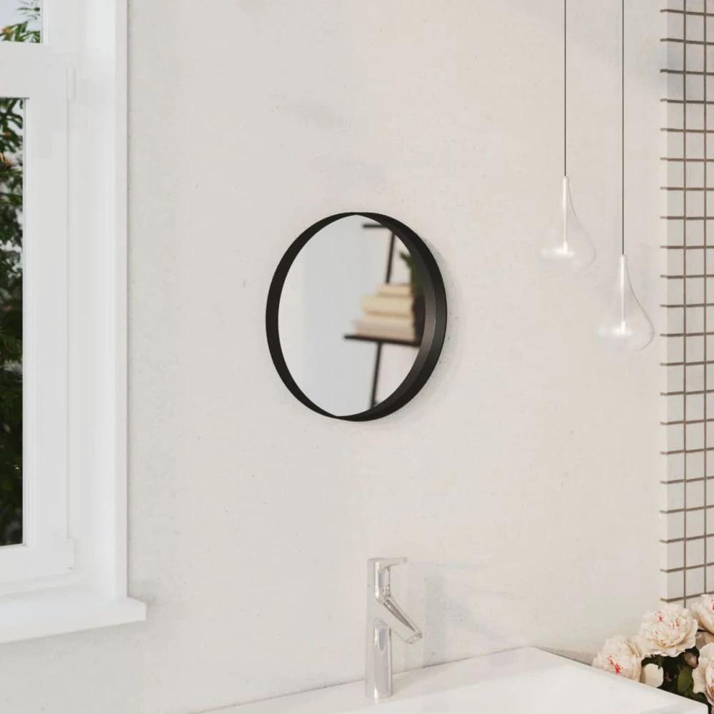 Wall Mirror Black 30 cm by vidaXL