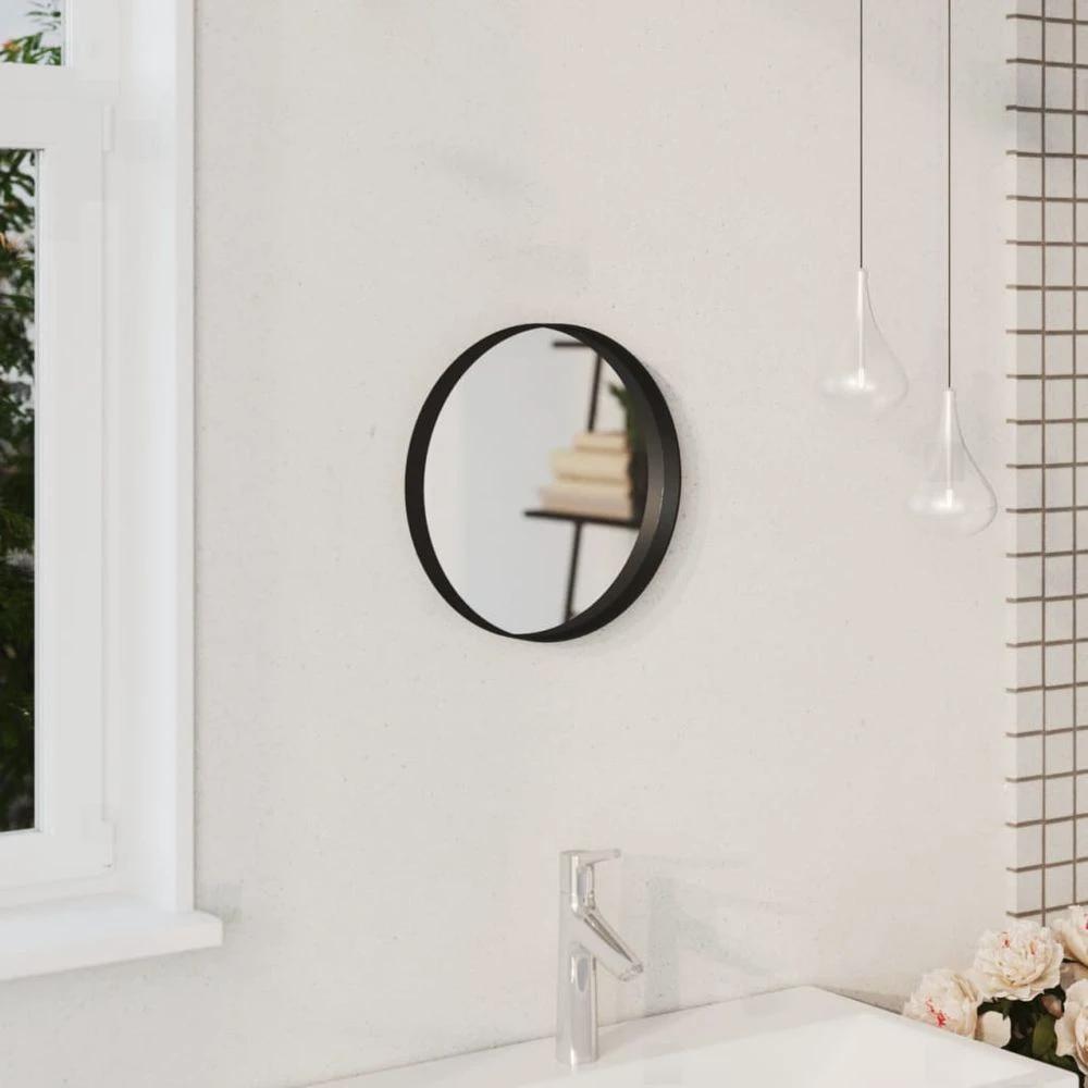 Wall Mirror Black 30 cm by vidaXL