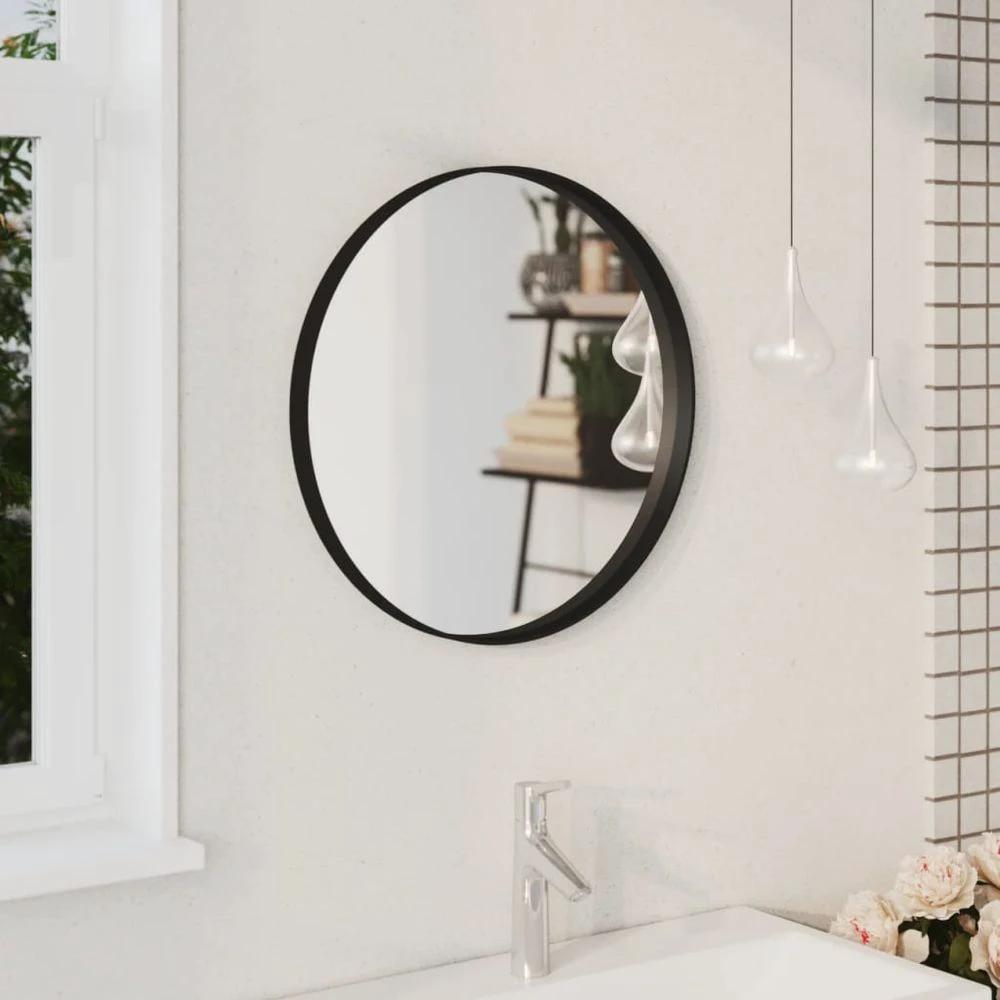 Wall Mirror Black 30 cm by vidaXL