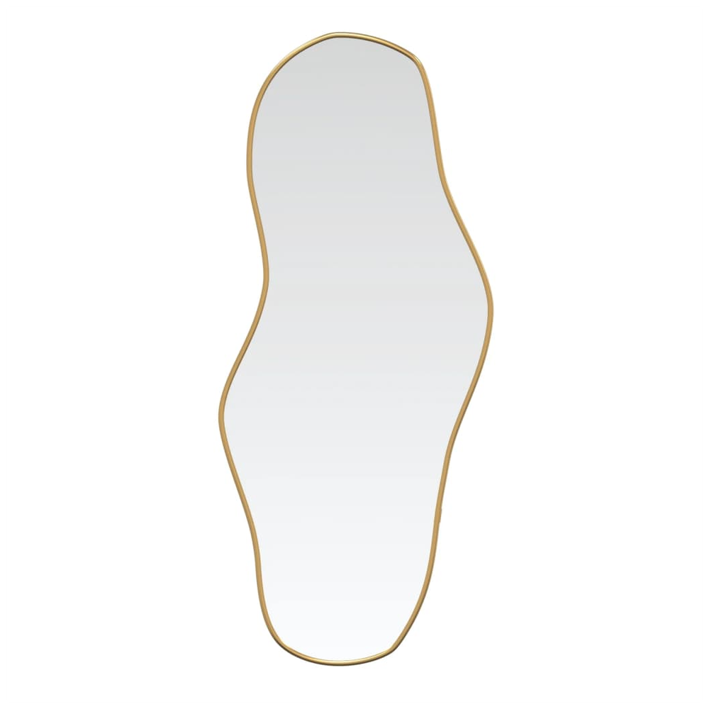 vidaXL vidaXL Wall Mirror Gold 90x40 cm - Mirror