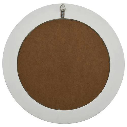 vidaXL Wall Mirror Baroque Style 50 cm White by vidaXL