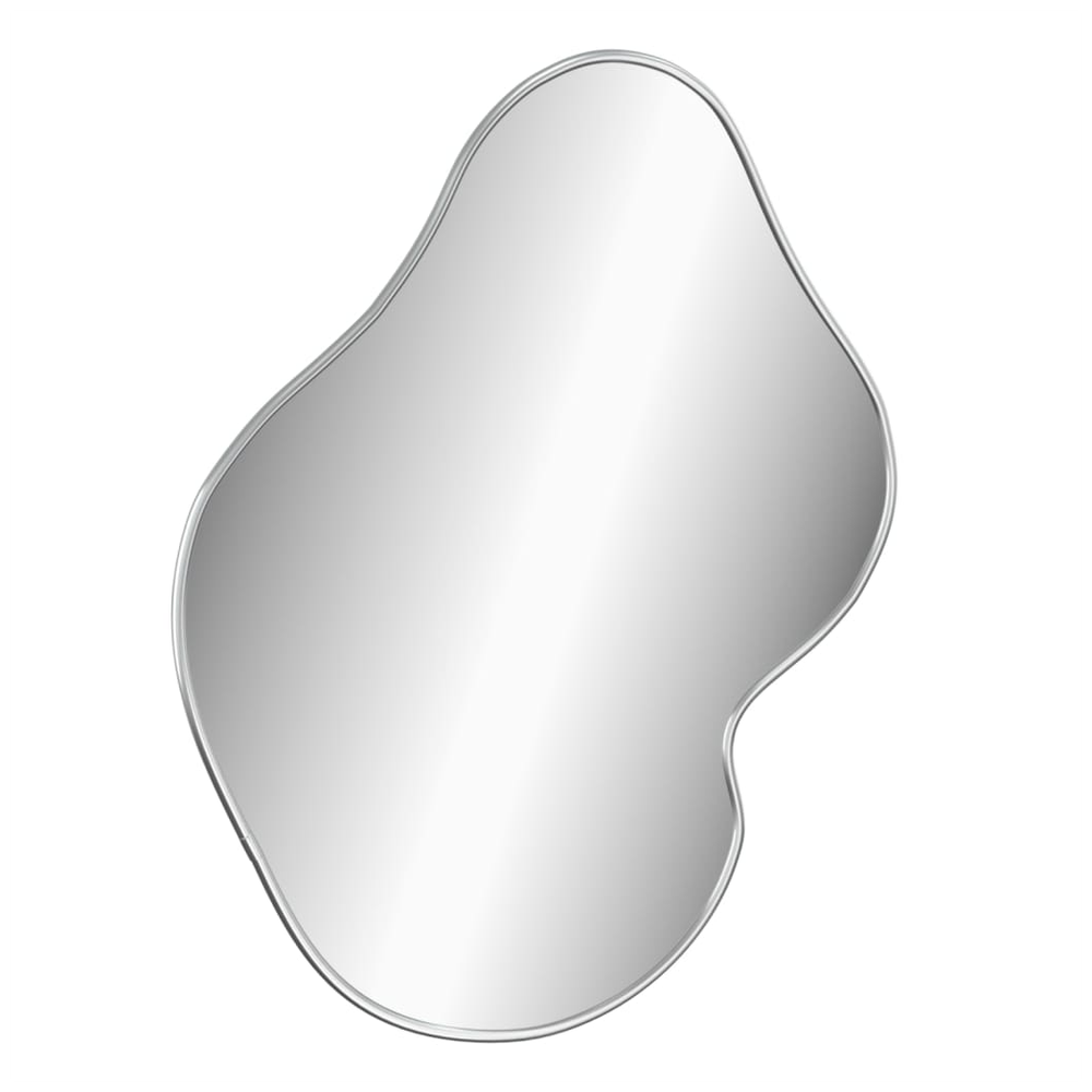vidaXL vidaXL Wall Mirror Silver 50x40 cm - Mirror