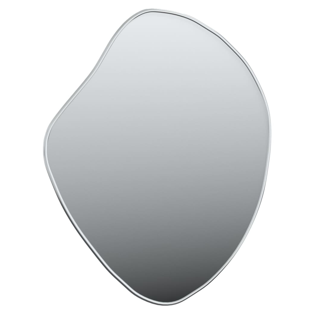 vidaXL Wall Mirror Silver 60x50 cm by vidaXL