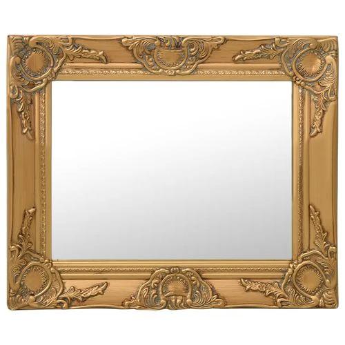 vidaXL Wall Mirror Baroque Style 40x40 cm White by vidaXL