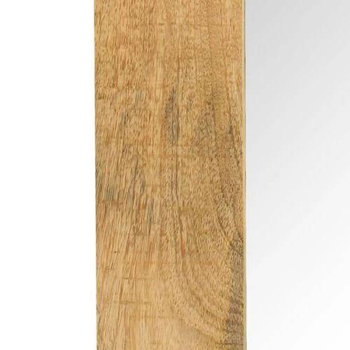 vidaXL Mirror Solid Mango Wood 50x50 cm by vidaXL