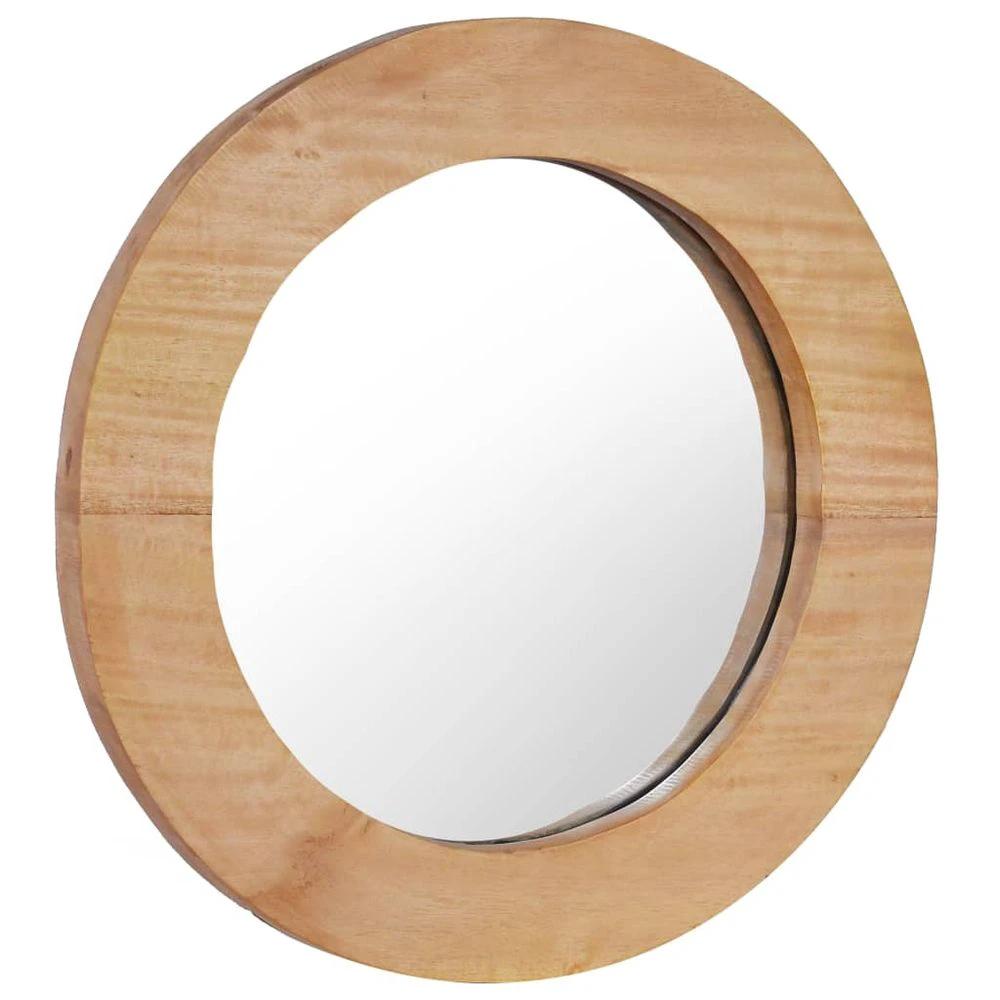vidaXL Wall Mirror 40 cm Teak Round - Mirror