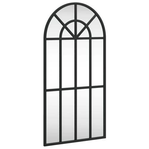 vidaXL Wall Mirror Black 30x60 cm Arch Iron - Mirror