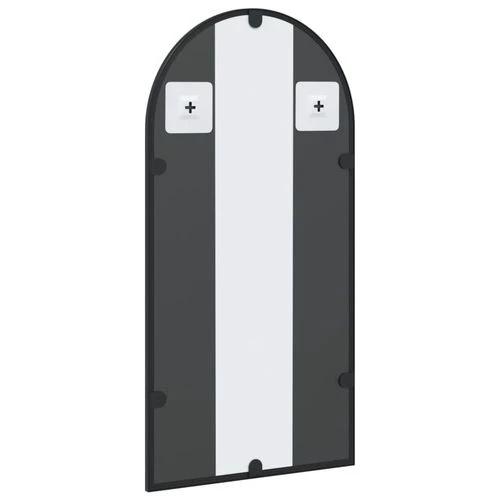 vidaXL Wall Mirror Black 30x60 cm Arch Iron - Mirror