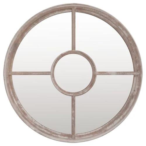 Mirror Sand 40x4 cm Iron Round for Indoor Use by vidaXL