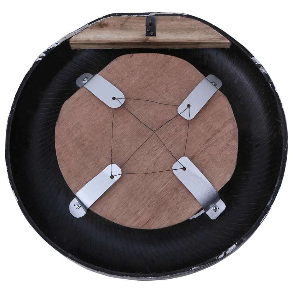 Mirror White 50 cm vidaXL Reclaimed Rubber Tyre by vidaXL