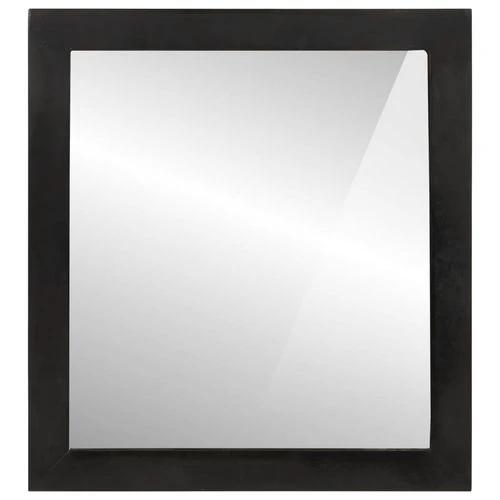 vidaXL Bathroom Mirror 55x1x60 cm Glass and Solid Wood Mango - Mirror from vidaXL