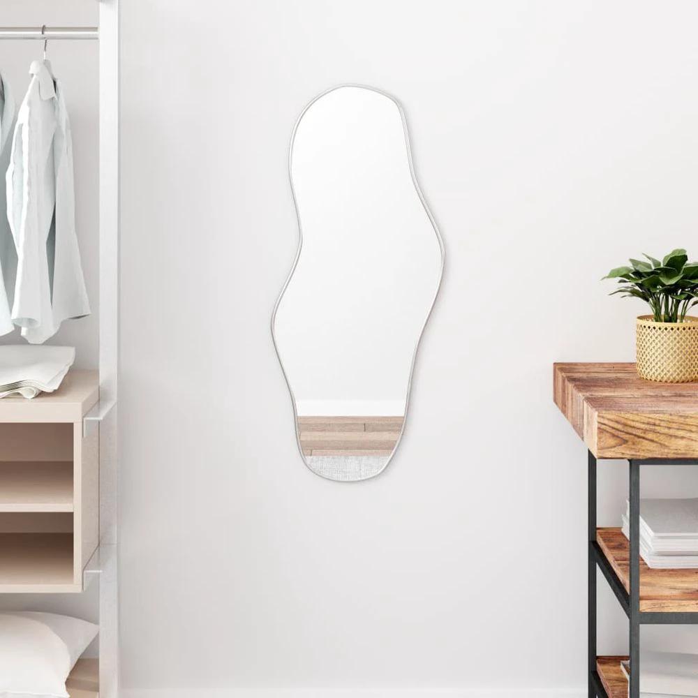vidaXL Wall Mirror Silver 80x35 cm - Mirror