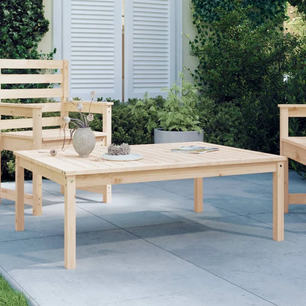 vidaXL vidaXL Garden Table 82.5x50.5x45 cm Solid Wood Pine -