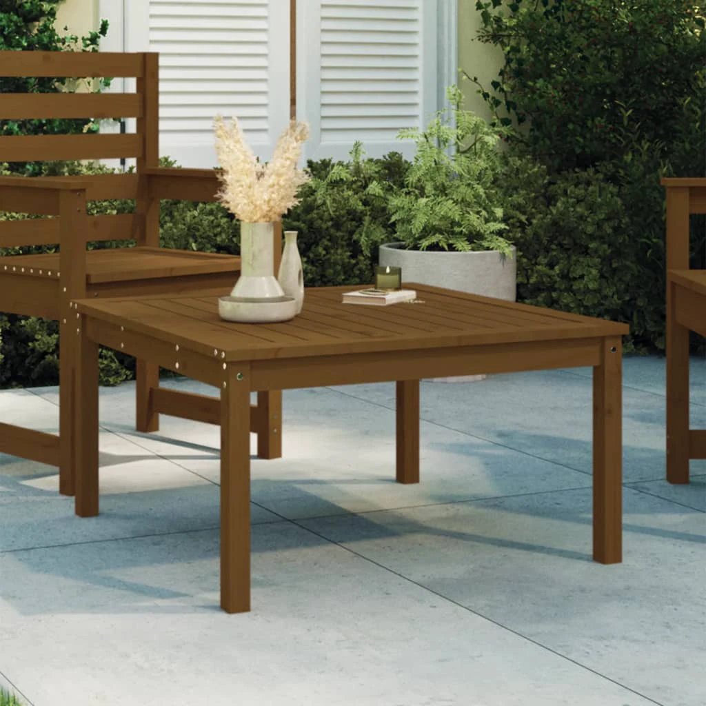 vidaXL Garden Table 82.5x50.5x45 cm Solid Wood Pine by vidaXL