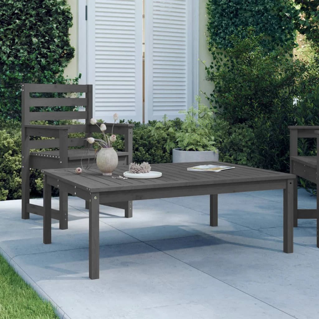 vidaXL vidaXL Garden Table 82.5x50.5x45 cm Solid Wood Pine -