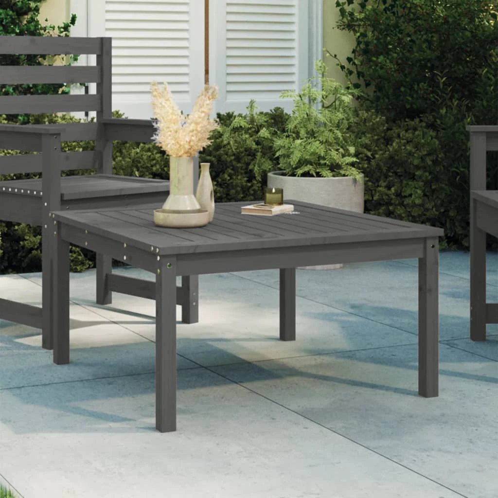 vidaXL vidaXL Garden Table 82.5x50.5x45 cm Solid Wood Pine -